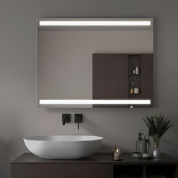 Зеркало с подсветкой для ванной комнаты Парма